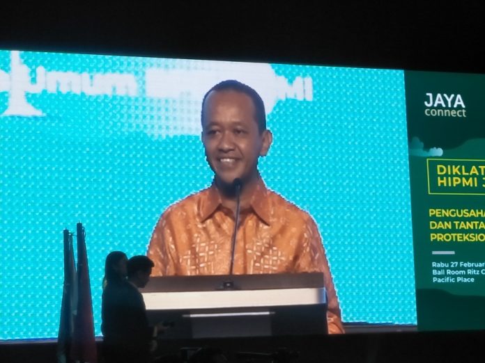 Ketua Umum BPP HIPMI Bahlil Lahadalia.