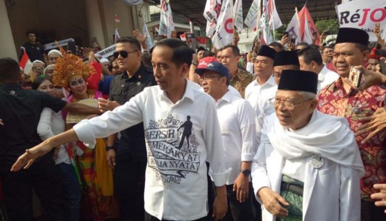 Joko Widodo Dan Ma'ruf Amin.