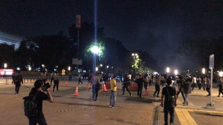 Parkir Timur Senayan TErjadi Ledakan Keras Dekat Nobar Capres