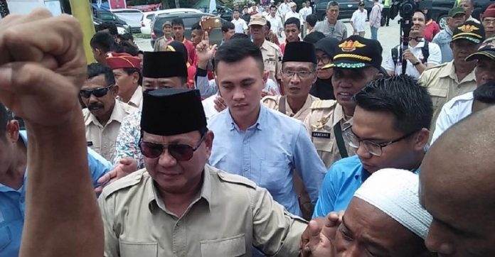 Prabowo di Blora.