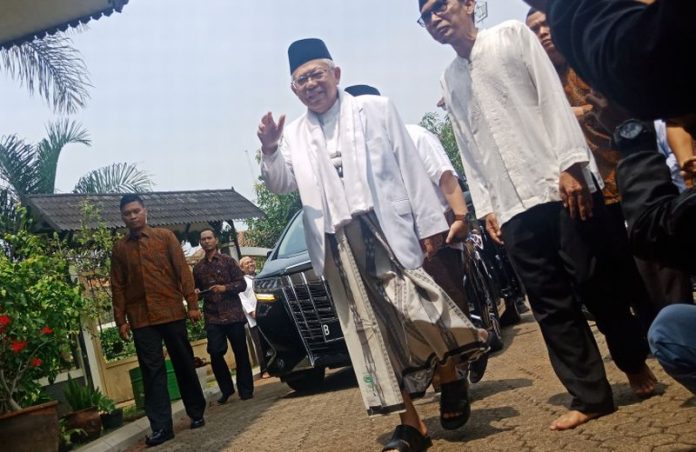 Ma'ruf Amin di Cianjur.