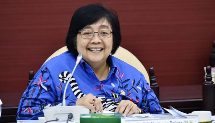 Menteri LHK Siti Nurbaya Bakar.