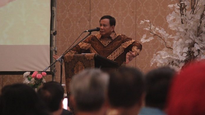 Capres Nomor 02 Prabowo Subianto.