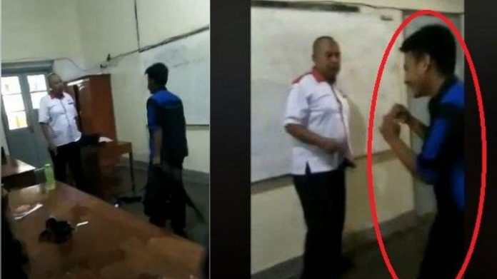 Terjadi Lagi Video Viral Siswa SMK Tantang Guru.