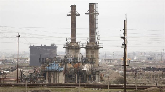 Ilustrasi ladang gas.