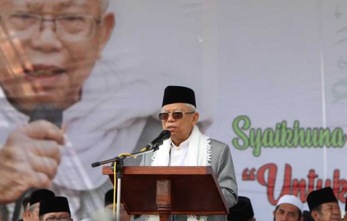 Calon Wakil Presiden nomor urut 01, KH. Ma'ruf Amin.