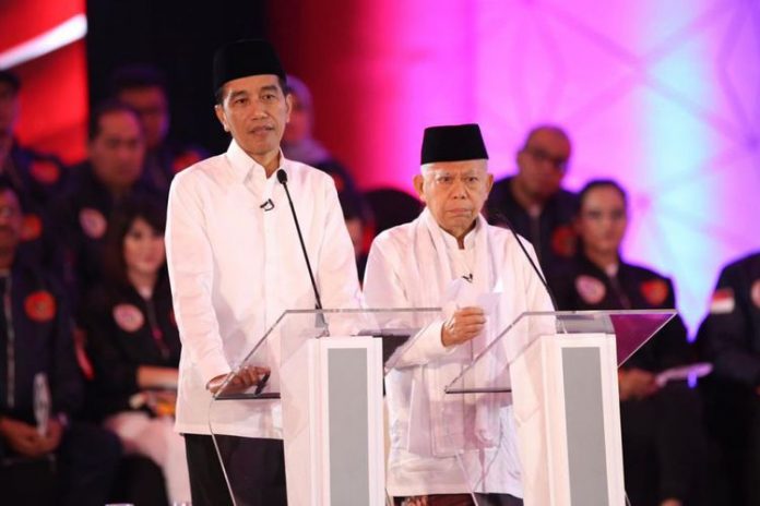 Jokowi dan Ma'ruf Amin.