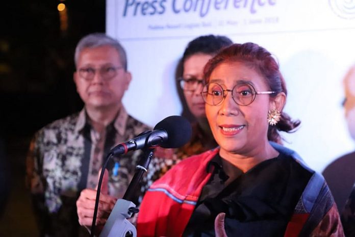 Menteri Kelautan dan Perikanan Susi Pudjiastuti.