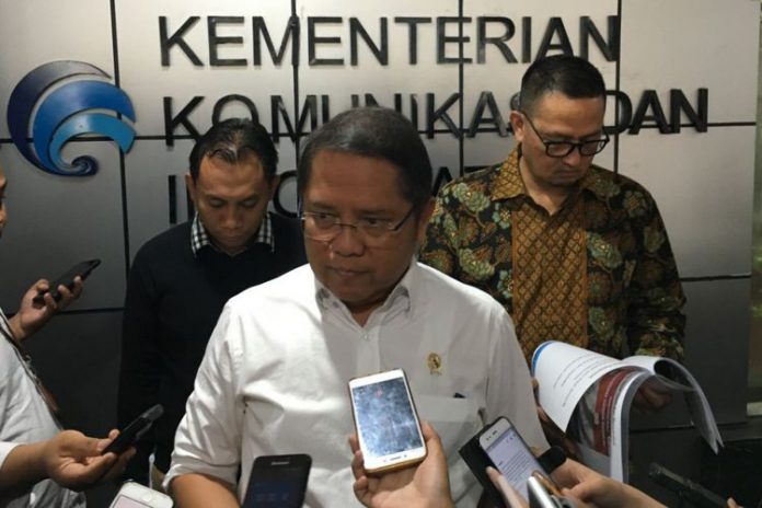 Menteri Komunikasi dan Informatika Rudiantara.