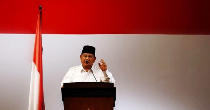 Calon Presiden Nomor Urut 02 Prabowo Subianto.