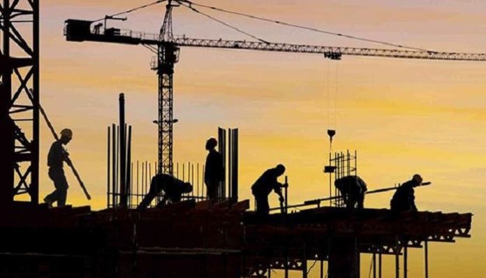 lustrasi pembangunan infrastruktur.