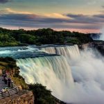 Air Terjun Niagara, Amerika Utara.
