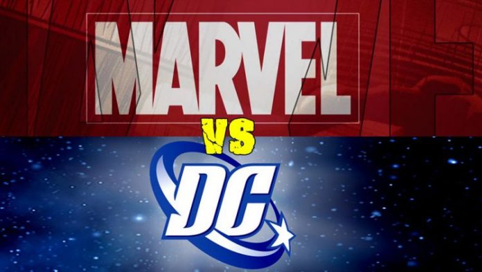 Ilustrasi Marvel VS DC Comics.