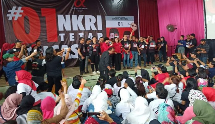 Deklarasi #01NKRITetapPancasila, Rieke Bacakan Amanat Bung Karno.