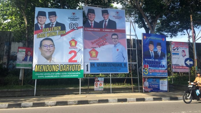 Masih Ada Sejumlah APK di Yogyakarta yang Belum Dicopot