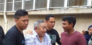 Juru Kampanye BPN Prabowo-Sandiaga, Lieus Sungkharisma ditangkap setelah statusnya dijadikan tersangka kasus dugaan makar.