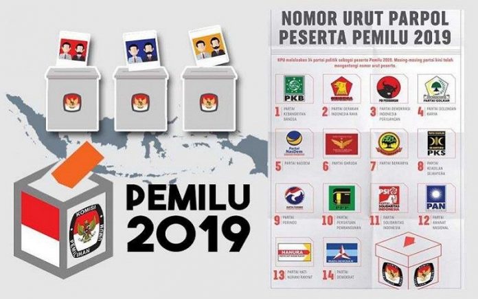 Partai Politik Peraih Suara Terbanyak Pileg 2019.