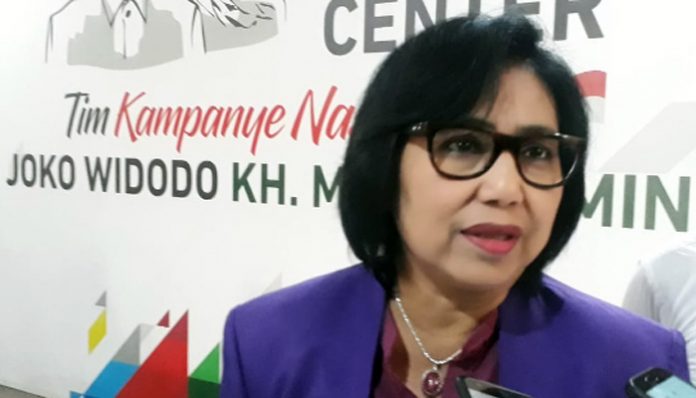 Juru Bicara Tim Kampanye Nasional (TKN) Jokowi-Ma'ruf Amin, Irma Suryani Chaniago.