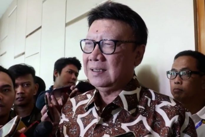 Menteri Dalam Negeri (Mendagri) Tjahjo Kumolo.