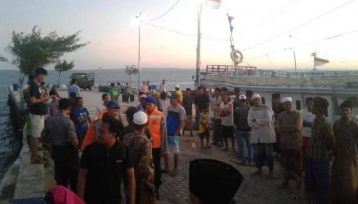 Kapal Motor Tenggelam di Sumenep,Madura.
