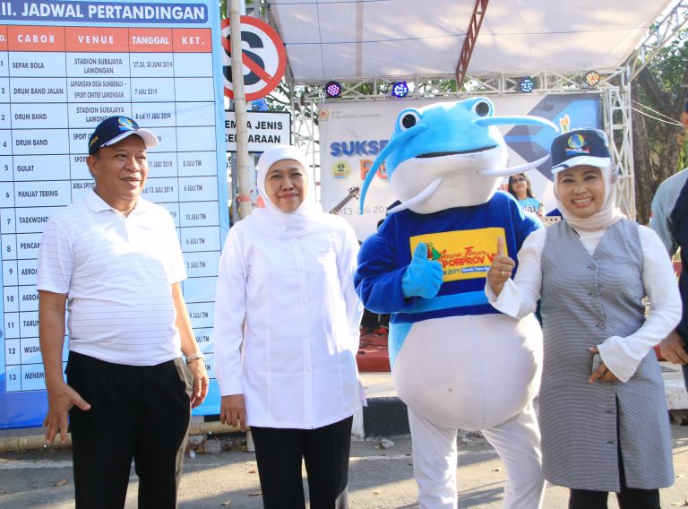 Ajakan Bunda Khofifah saat Liburan Sekolah : Yuk Ramaikan Porprov VI Jatim