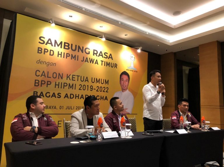 Datang ke Jatim, Caketum Bagas Ingin The Next Unicorn dari HIPMI