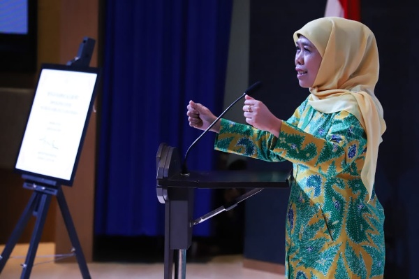 Khofifah Resmikan OPOP Training Center, 30 Pesantren Siap Jadi Pilot Project Program OPOP