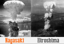 Bom Atom di Hiroshima dan Nagasaki.