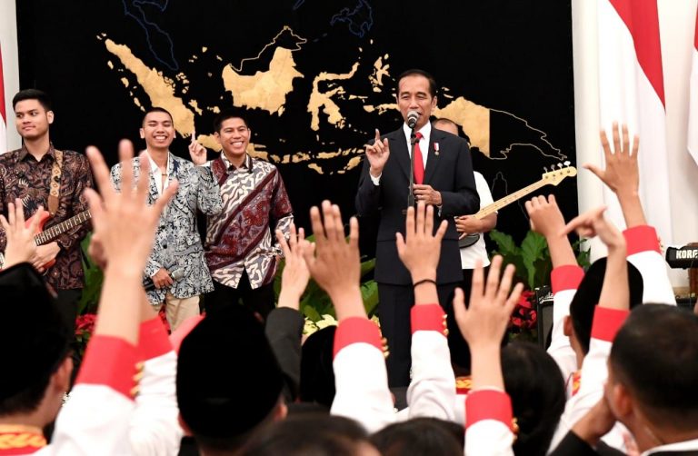 Pesan Presiden kepada Paskibraka dan Gita Bahana Nusantara
