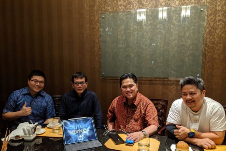 Erick Thohir dan Wishnutama Resmi Jadi Pemegang Saham Studio Animasi