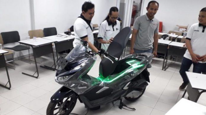 Pertama di Dunia, Sepeda Motor Hibrida Dirakit di Sunter.