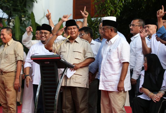 Ketua Umum Partai Gerindra Prabowo Subianto.