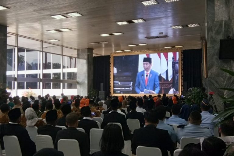 Pidato Kenegaraan, Jokowi Sebut Indonesia Tidak akan Punah