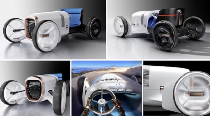 mobil konsep bergaya klasik Vision Mercedes Simplex.