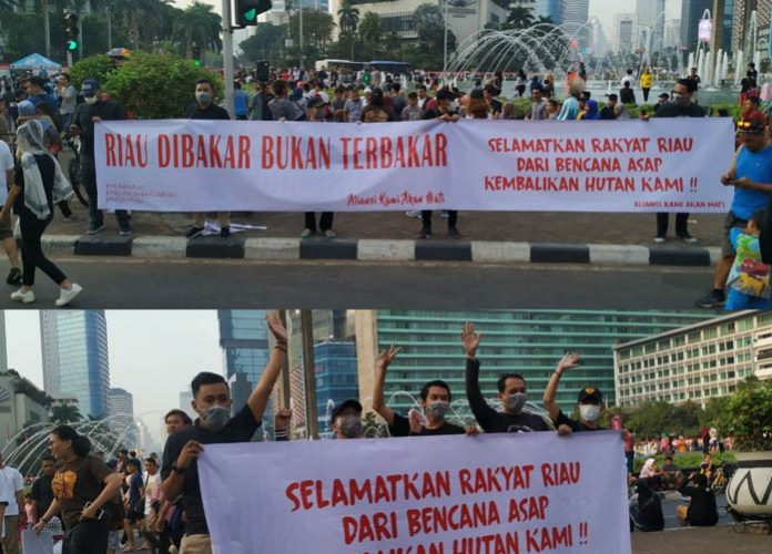 Masyarakat Riau Keluarkan Petisi Terkait Kabut Asap Karhutla.