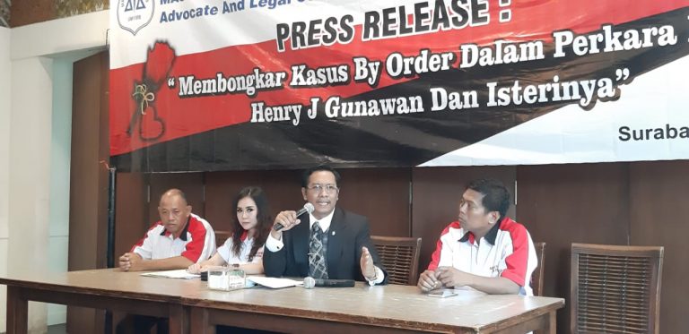 Perkara Henry Gunawan dan Isteri Janggal, Pengacara Lapor MA