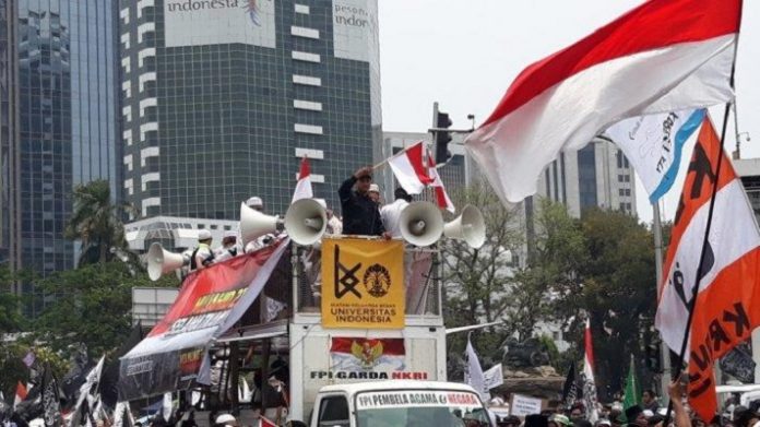 Aksi Mujahid 212 Selamatkan NKRI.