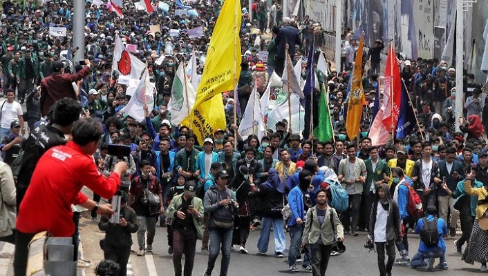 Hari Ini Ribuan Mahasiswa Gelar Aksi di Depan Istana.