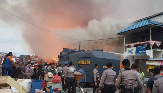 Polda Kaltim Terjunkan 4 SSK Terkait Kerusuhan di Penajam Paser Utara.