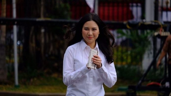 Politikus muda dari Partai Perindo, Angela Herliani Tanoesoedibjo.