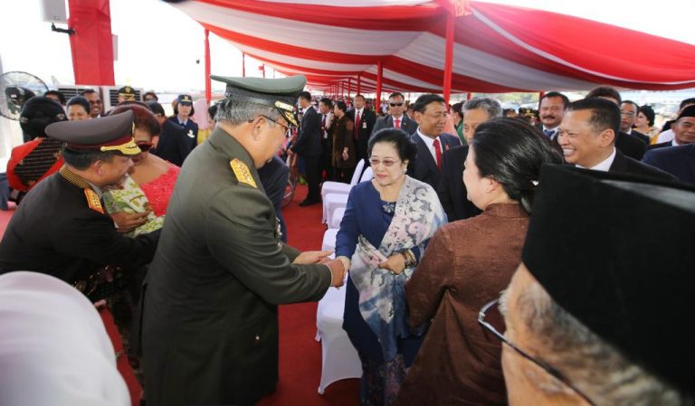 SBY dan Megawati Hadiri HUT Ke-74 TNI