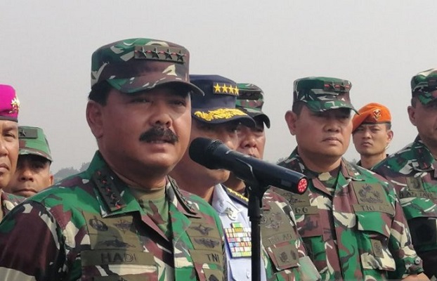 HUT TNI Ke-74, Panglima Hadi Ajak Prajurit Waspada Ancaman Siber