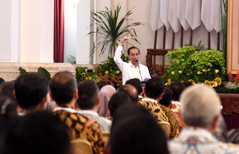 Presiden Jokowi Resmikan Pengoperasian Palapa Ring