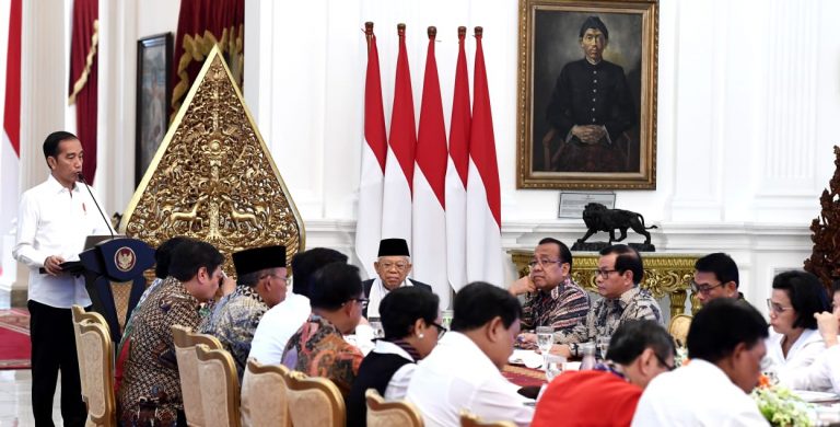 Menteri Kabinet Indonesia Maju Langsung diajak Rapat Presiden