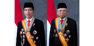 Pasangan Joko Widodo (Jokowi) - Ma'ruf Amin.