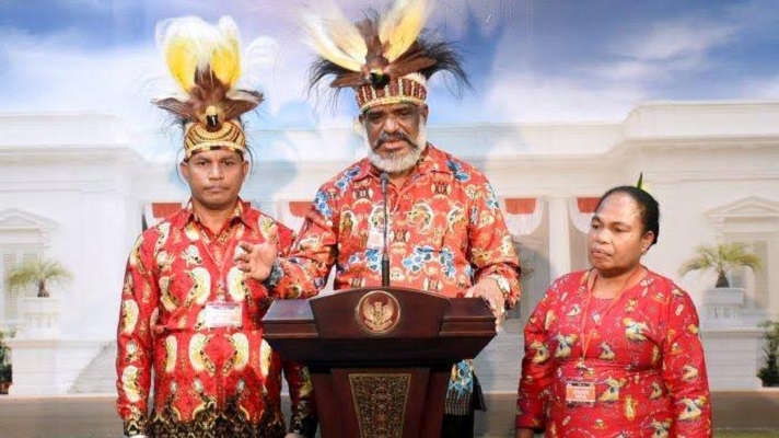 Tokoh adat Port Numbay Abisai Rollo.