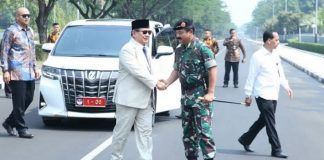Menhan Prabowo Kunker ke Mabes TNI.