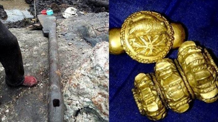 Warga Temukan Harta Karun Kerajaan Sriwijaya.