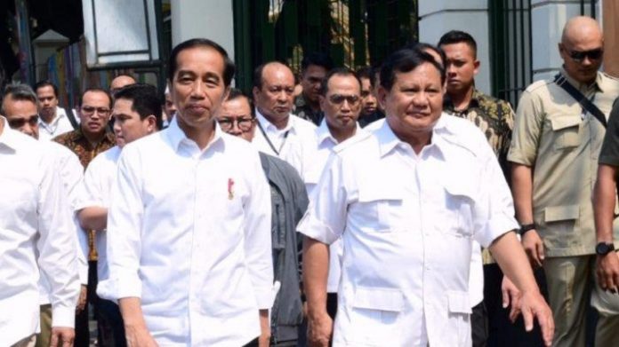 Presiden Joko Widodo dan Menhan Prabowo Subianto.