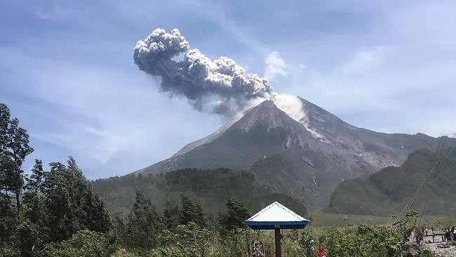 Gunung Merapi Meletus, Letusan hingga 1000 KM